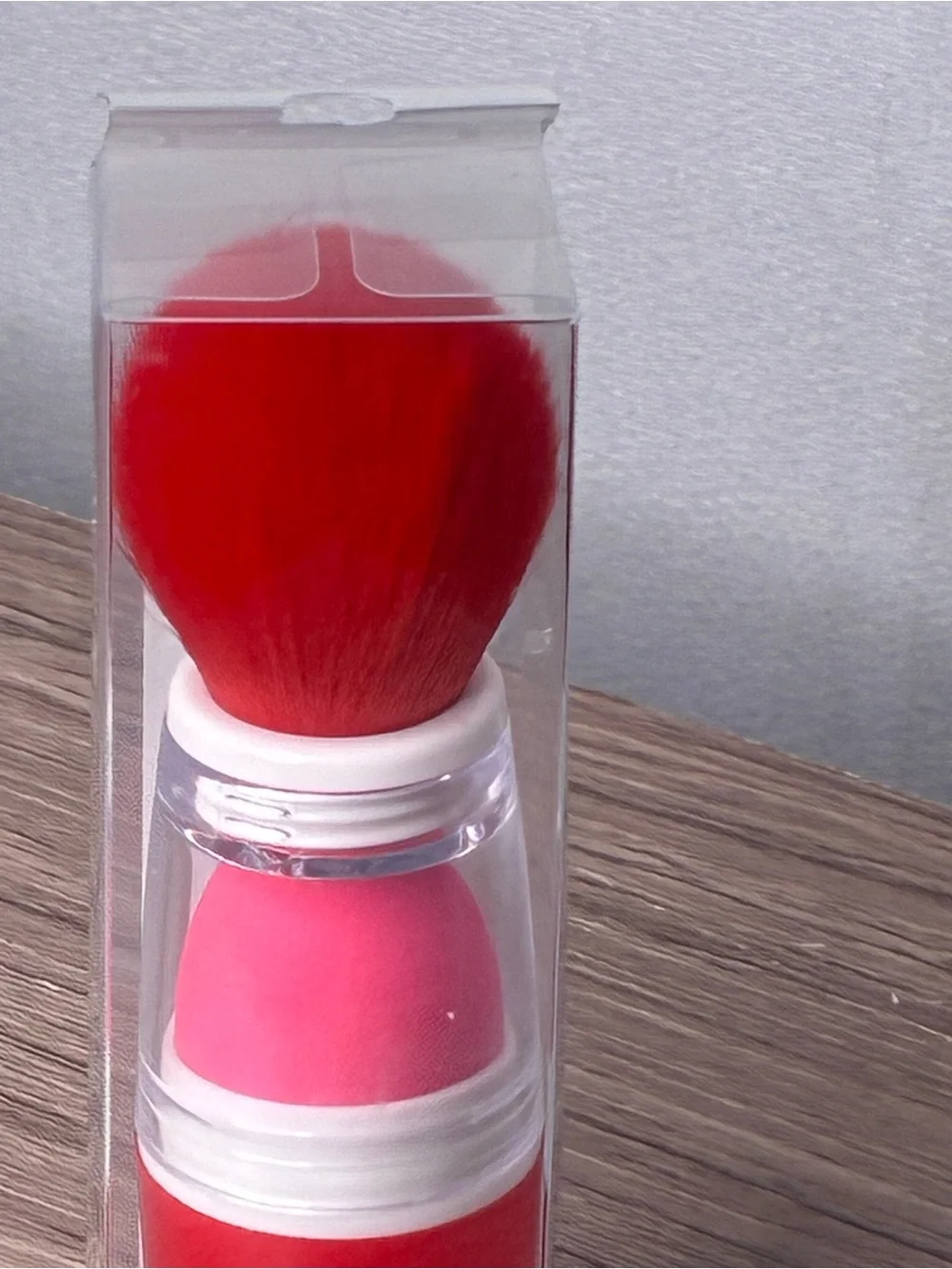 🐼 3/$25 NWT Red and Pink Dual-Ended Makeup Brush